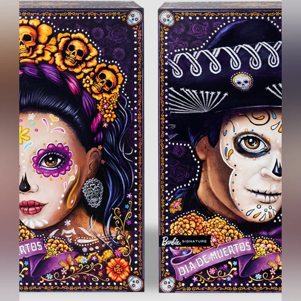 Barbie Dia De Los Muertos 2021 Doll NRFB Mattel Day Of The Dead Collector - Picture 9 of 9